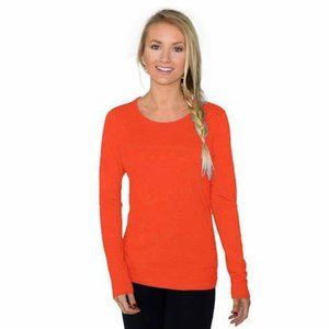 Woolx Women's Remi Long Sleeve T-Shirt Color Fiesta EOC!